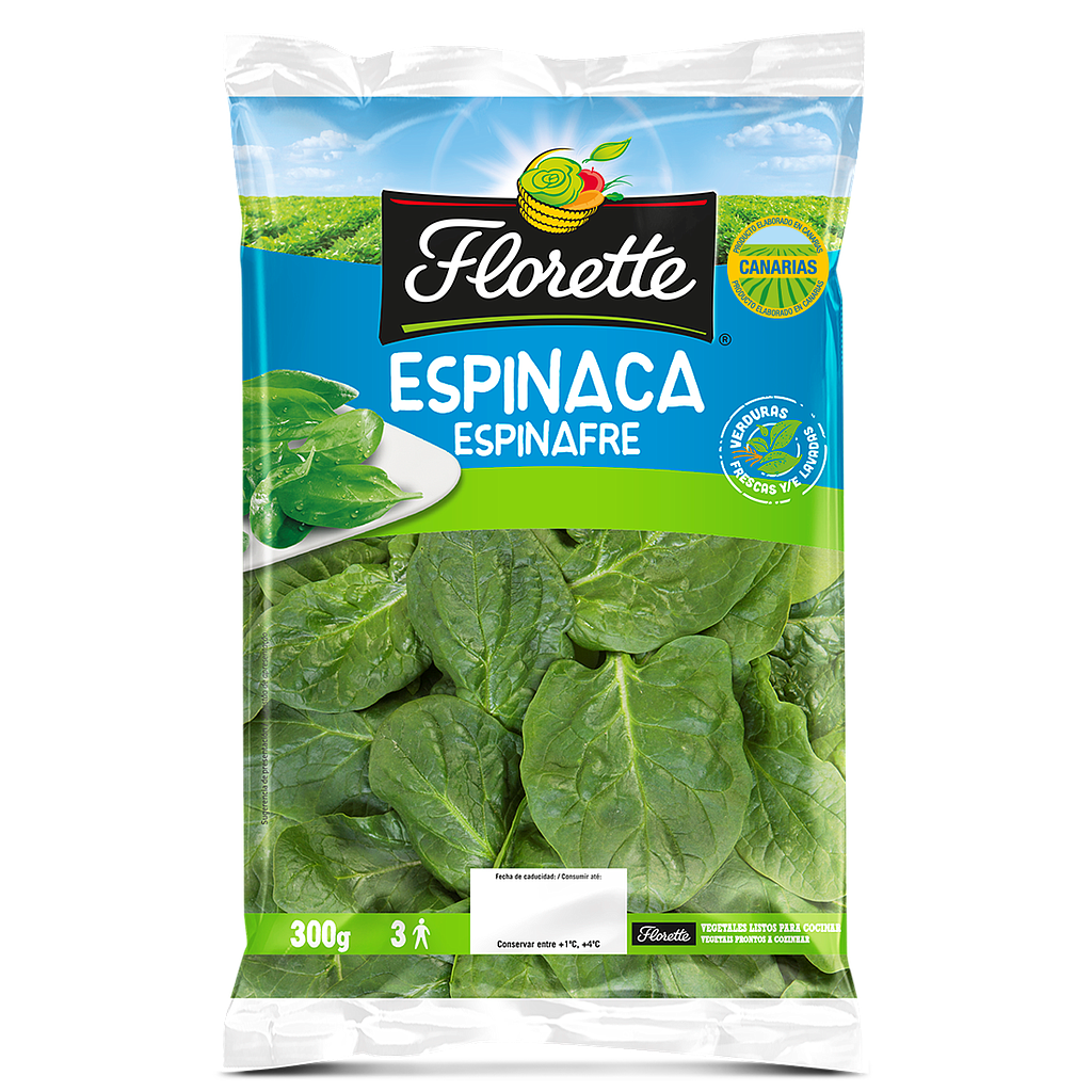ESPINACAS  FLORETTE 300 GRS/8