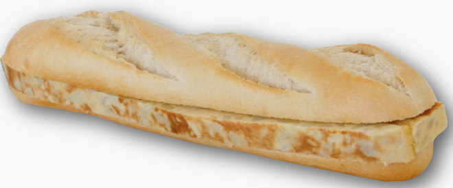 BOCADILLO POLLO Y BACON 220 GRS*6UDS