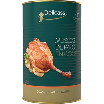 MUSLO DE PATO DELICASS CONFIT LATON 4 KG (12 UDS)