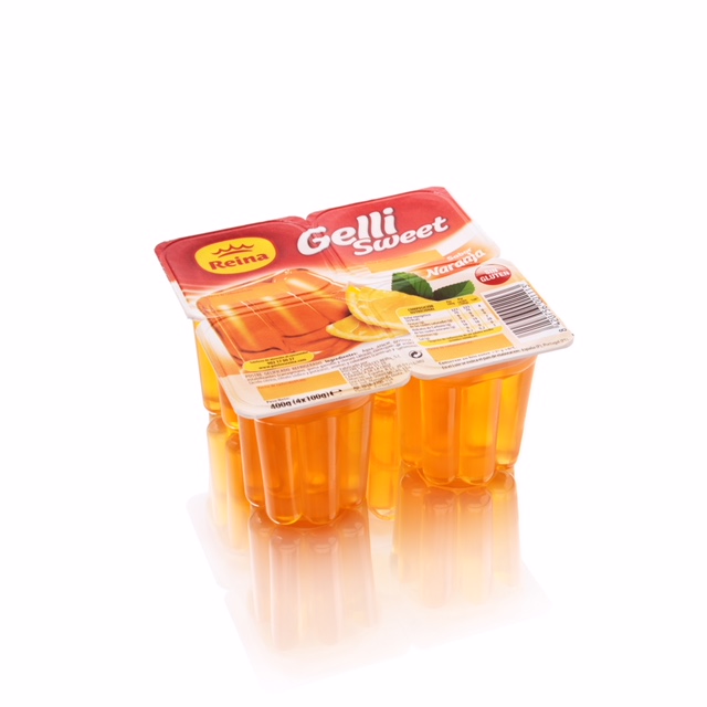 GELATINA NARANJA REINA 100G X 48 UNDS