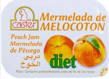 MERMELADA MELOCOTON  192 UND X 15 GR