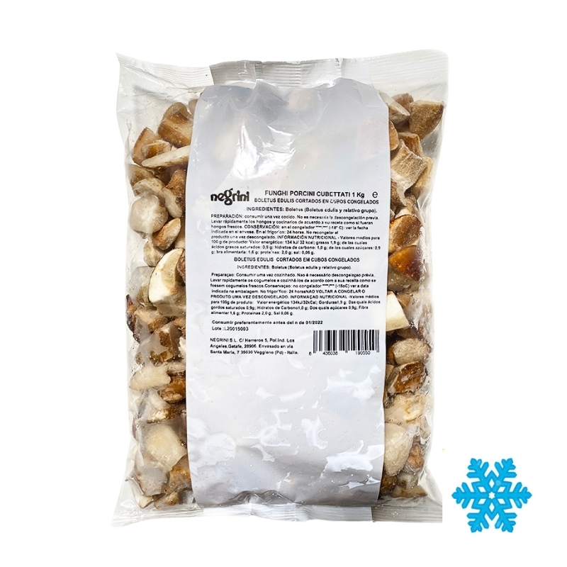 FUNGHI PORC CONG CUBETTI EXTRA 1 KG X 6 NEGRINI