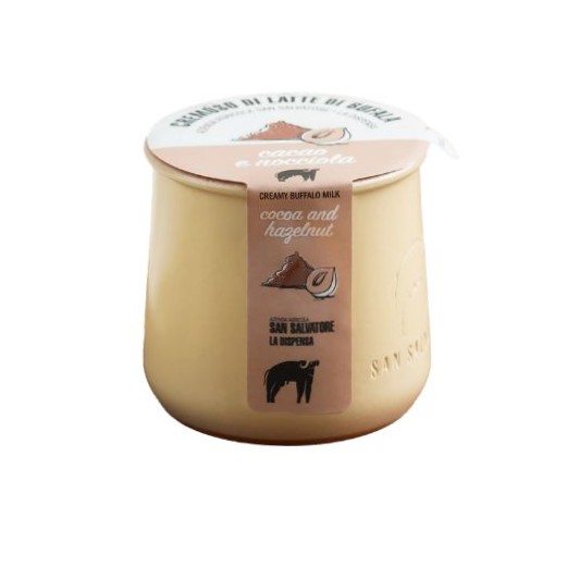 CREMOSO DI BUFALA CACAO Y AVELLANA 120GX6 SAN SALV