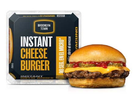 INSTANT CHEESE BURGER 210 GRS X 6 UND BROOKLYN TOWN