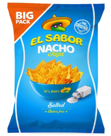 TORTILLA CHIP NAT. EL SABOR SIN GLUTEN 15X180 GRS