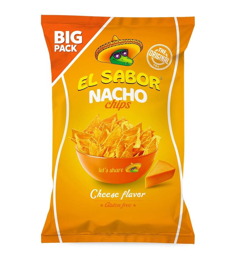 TORTILLA CHIPS CHEESE EL SABOR 15x180g SIN GLUTEN  