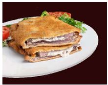 CACHOPO DE TERNERA RACIÓN RELLENO DE CECINA, QUESO CABRA Y TOMATE 300 GRS*12 UDS