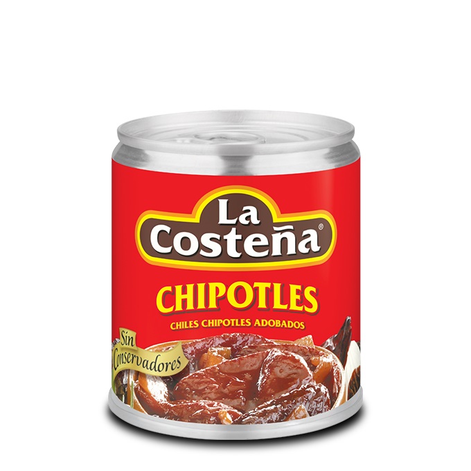 CHIPOTLES "LA COSTEÑA" 220 GRS x 24 UNDS