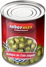 JALAPEÑOS RODAJAS  3 KGS*6 UDS