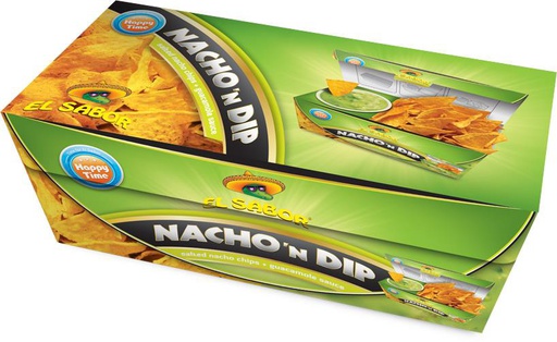 [08.11.1973] PACK NACHO+SALSA GUACAMOLE EL SABOR 175GX12