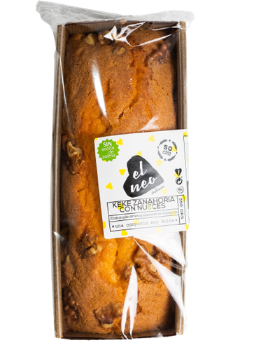 [30.81.01018109] KEKE ZANAHORIAS CON NUECES 550 GRS * 8 UDS "EL NEO"