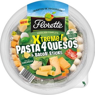 [18.01.ZE15260] BARQUETA XTREME PASTA 4 QUESOS  CANARIAS 280G/6