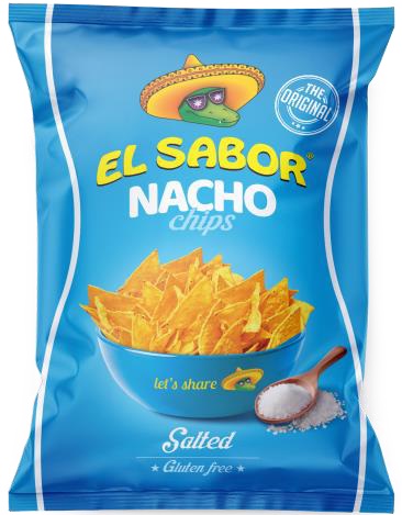 [08.11.1090] NACHO CHIPS SALADOS18x100g GLUTEN FREE